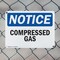 Signmission Compressed Gas OSHA Notice Sign, Plastic, 14in W x 10in L, 2PK OS-2PACK-NS-P-1014-L-10752 - alternate 5